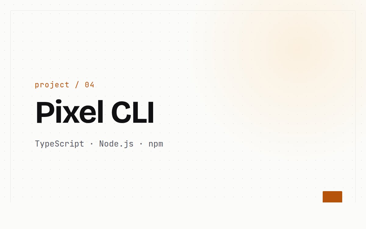 Pixel CLI project cover